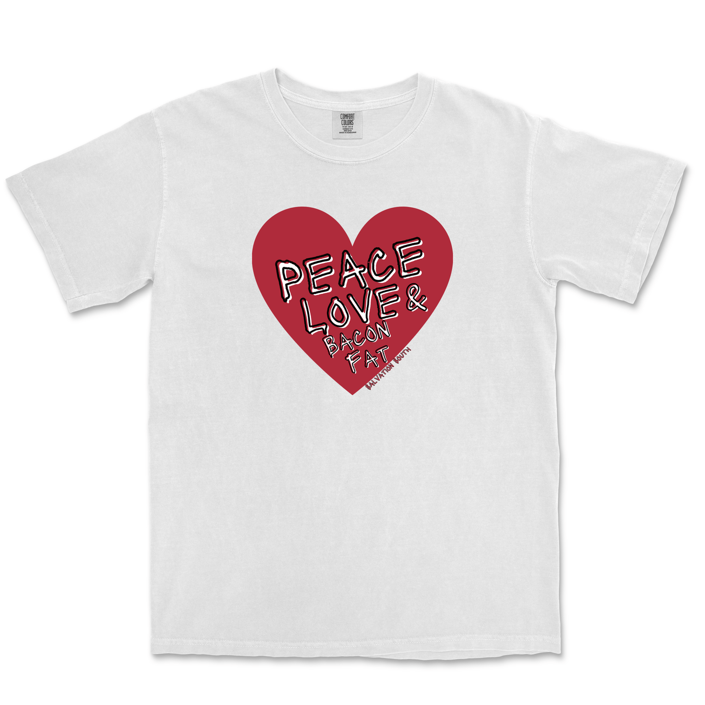 The Peace Love & Bacon Fat T-shirt - Salvation South
