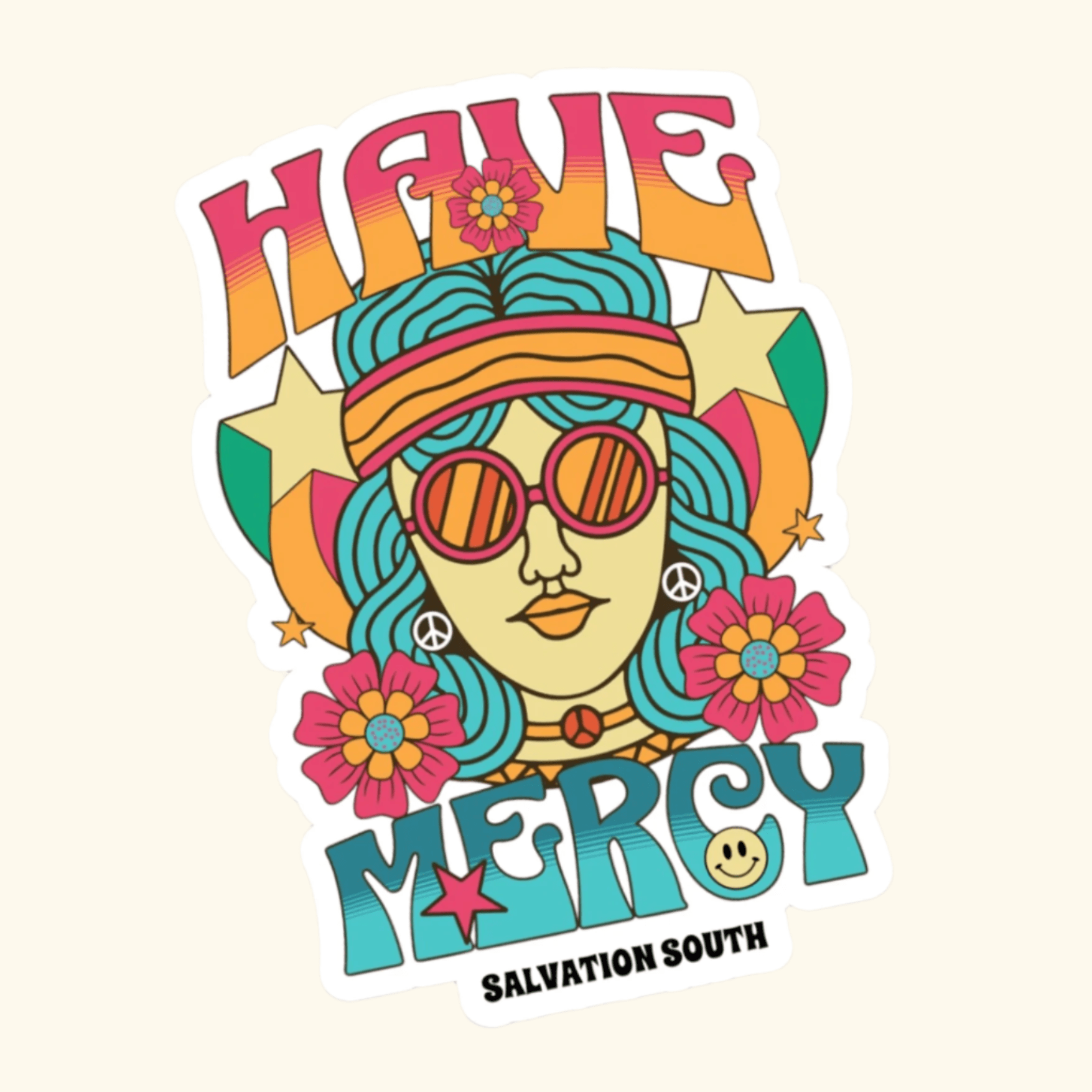 Salvation South Have Mercy Hippie Sticker - Salvation South