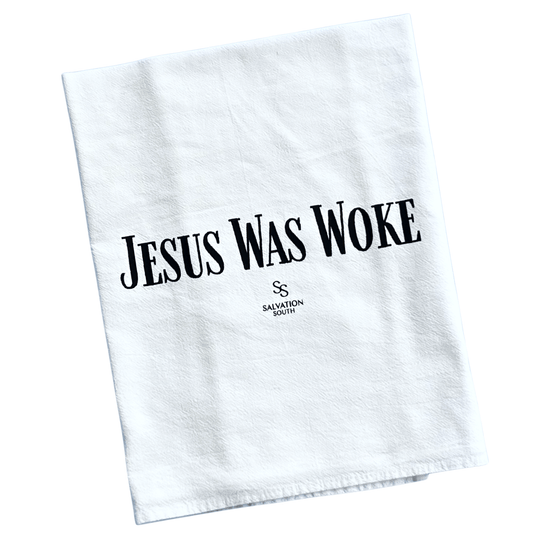 The Jesus Was Woke Tea Towel - Salvation South