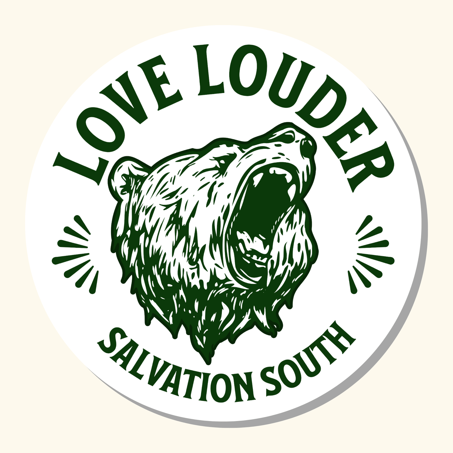 The Love Louder Sticker - Salvation South
