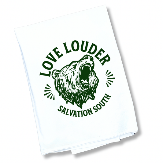 The Love Louder Tea Towel - Salvation South