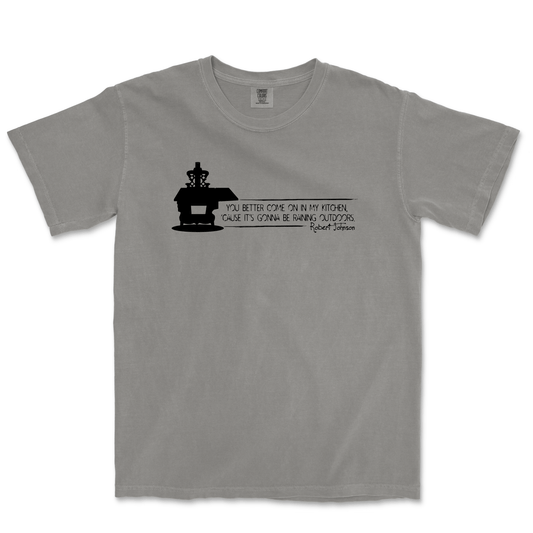 The Robert Johnson Blues T-shirt (Gray) - Salvation South
