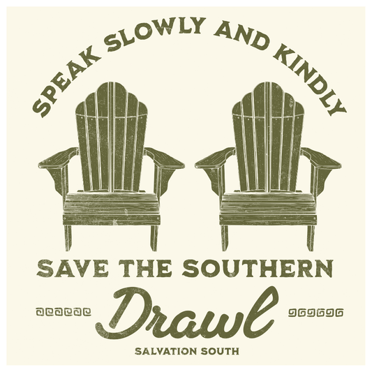 The Save the Southern Drawl Sticker - Salvation South