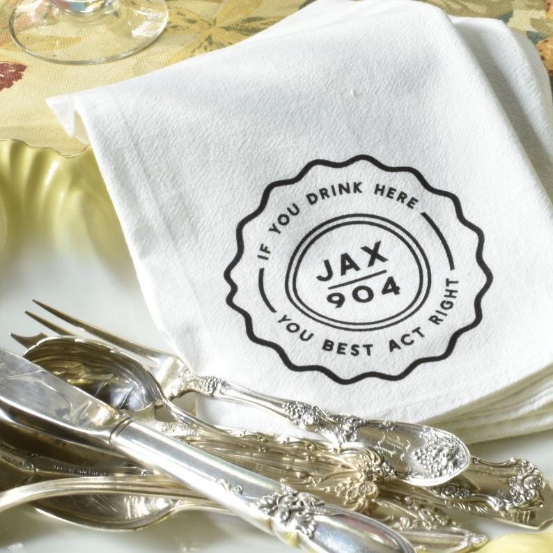City Collection: The Jacksonville Dinner Napkin/Hand Towel - Salvation South