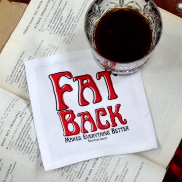 The Fatback Makes Everything Better Cocktail Napkin - Salvation South